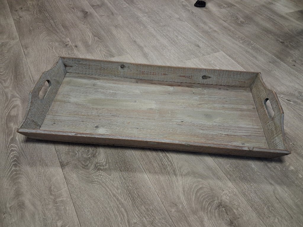 Nieuw dienblad serveerplank hout - Riverdale - 76 x 37 x 6, Nieuw, Ophalen of Verzenden, Overige typen, Met opstaande rand