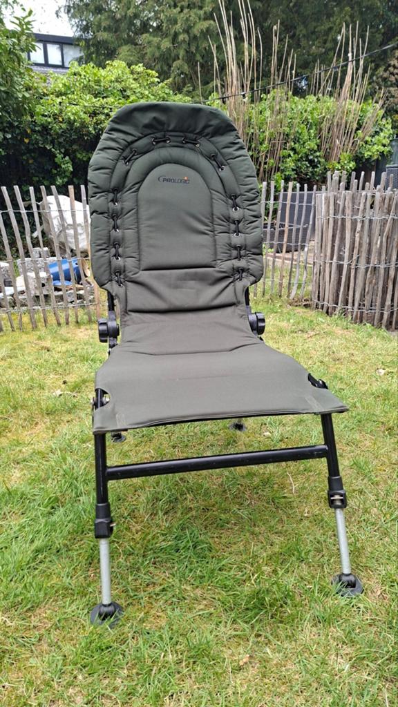 Comfortabele Prologic campingstoel / visstoel, Caravans en Kamperen, Kampeermeubelen, Ophalen, Gebruikt, Campingstoel