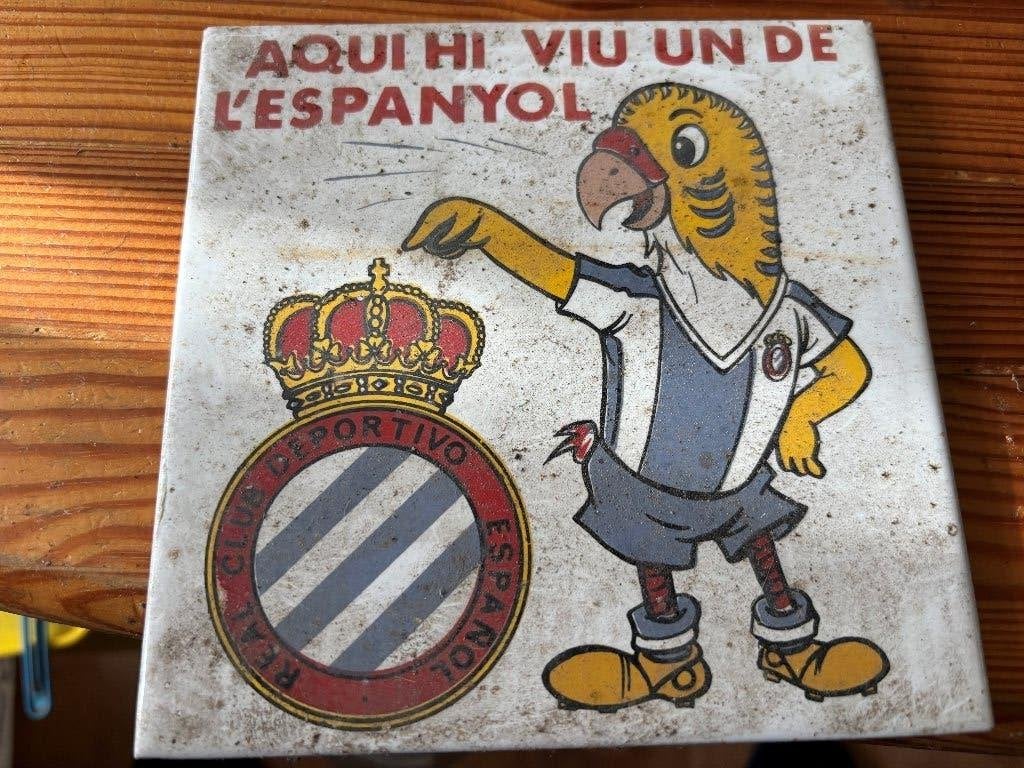 Voetbal tegel, Spanje, Deportivo, Ophalen, Gebruikt, Buitenlandse clubs, Overige typen