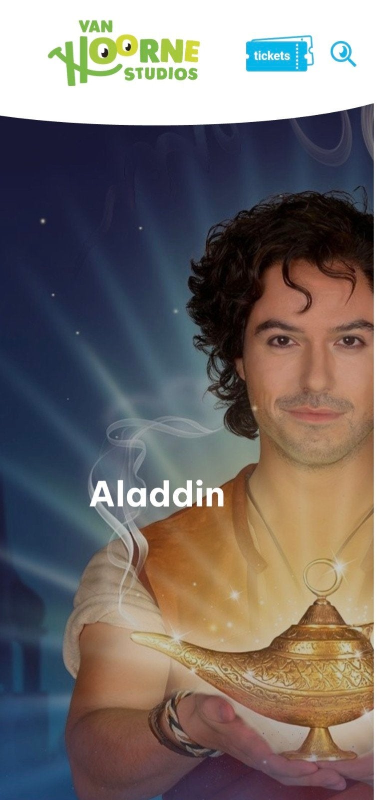 3 kaartjes aladdin de musical Eindhoven, Tickets en Kaartjes, Drie personen of meer, Oktober