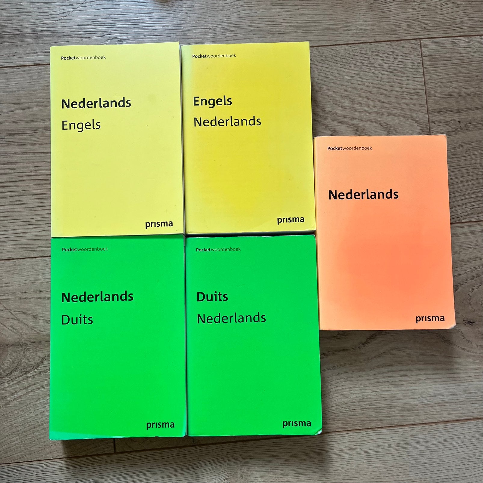 Prisma woordenboeken (pocket) Duits, Engels en Nederlands, Ophalen of Verzenden, Gelezen, Prisma of Spectrum, Nederlands