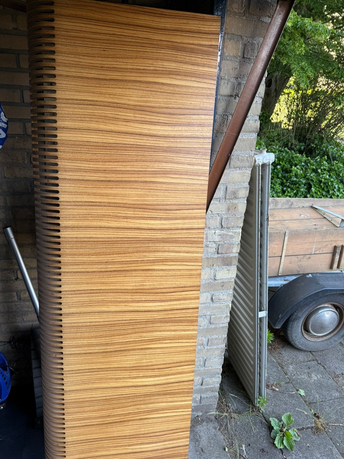 Jaga Knockonwood radiator Zebrano, Ophalen, Zo goed als nieuw, Radiator, 30 tot 80 cm