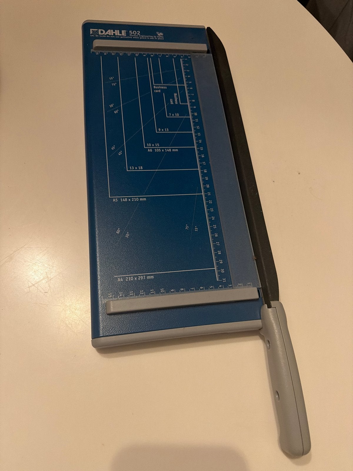 Dahle 502 papiersnijder/guillotine, Ophalen of Verzenden, Gebruikt, Overige typen