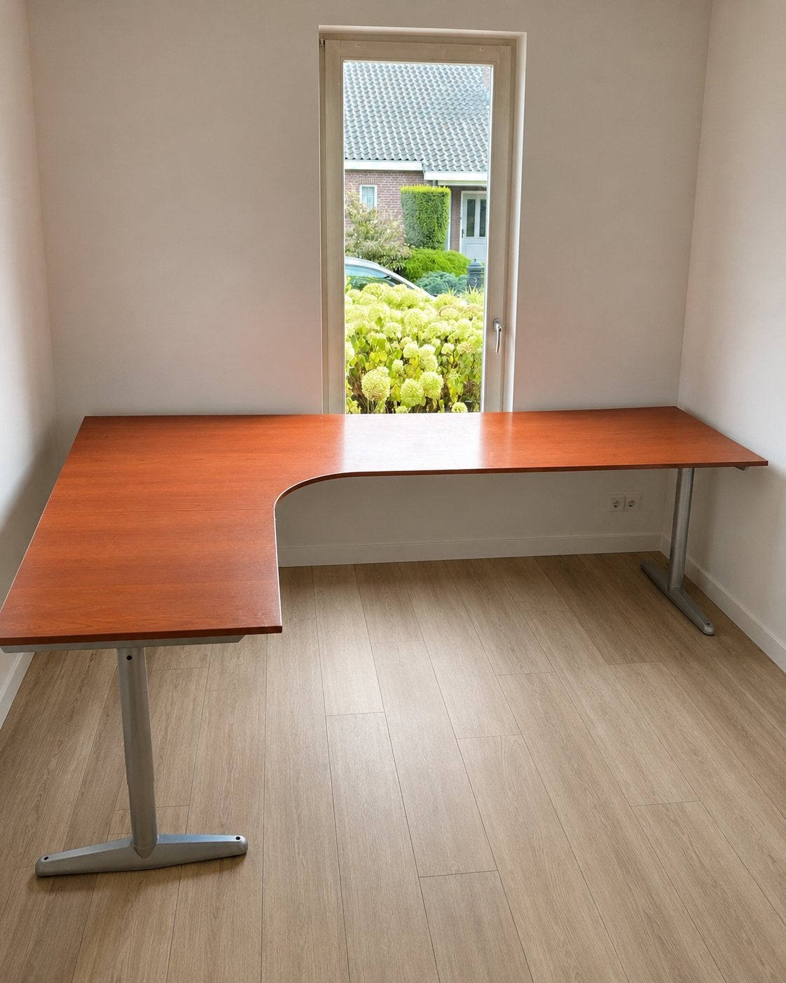 Ruim hoekbureau in goede staat, Ophalen, Gebruikt, Hout, Hoekbureau