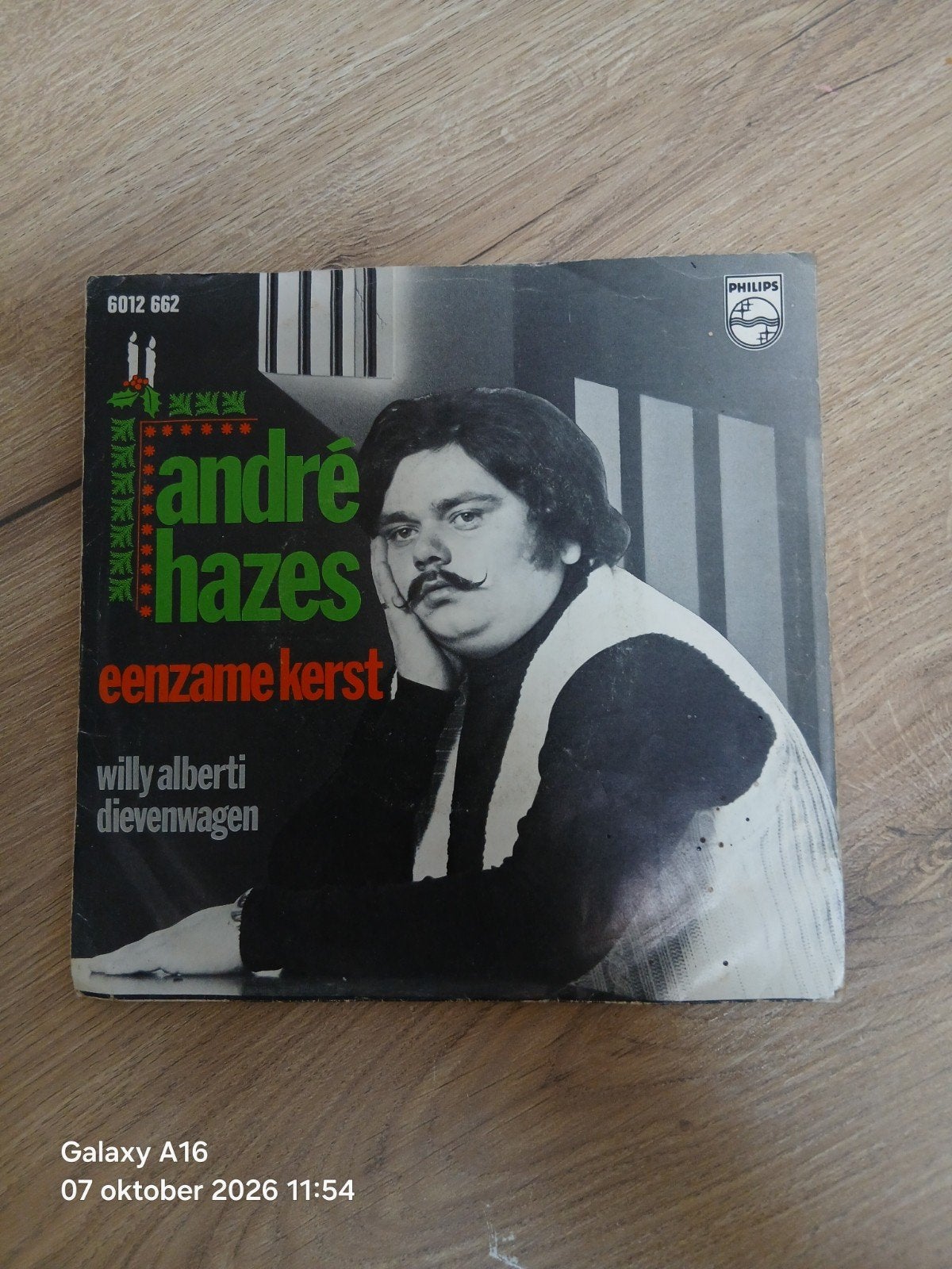 André Hazes - Eenzame Kerst / Willy Alberti - Dievenwagen, Cd's en Dvd's, Gebruikt, 7 inch, Ophalen of Verzenden, EP