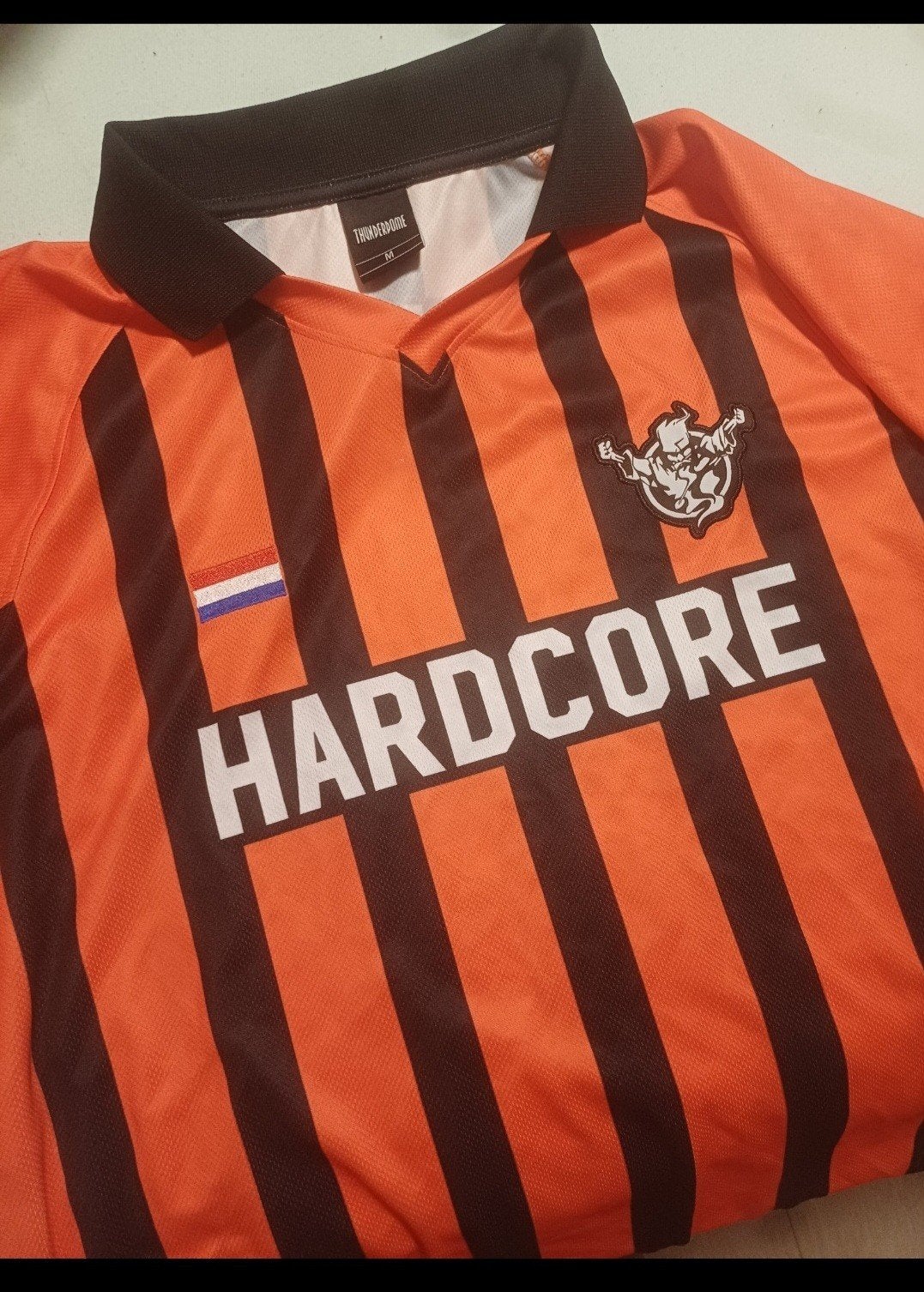 Thunderdome Hardcore Voetbalshirt Oranje Maat M, Ophalen of Verzenden, Zo goed als nieuw, Thunderdome