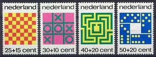 Nederland NVPH nr 1038/41 postfris Kinderpostzegels 1973, Postzegels en Munten, Ophalen of Verzenden, Na 1940, Postfris
