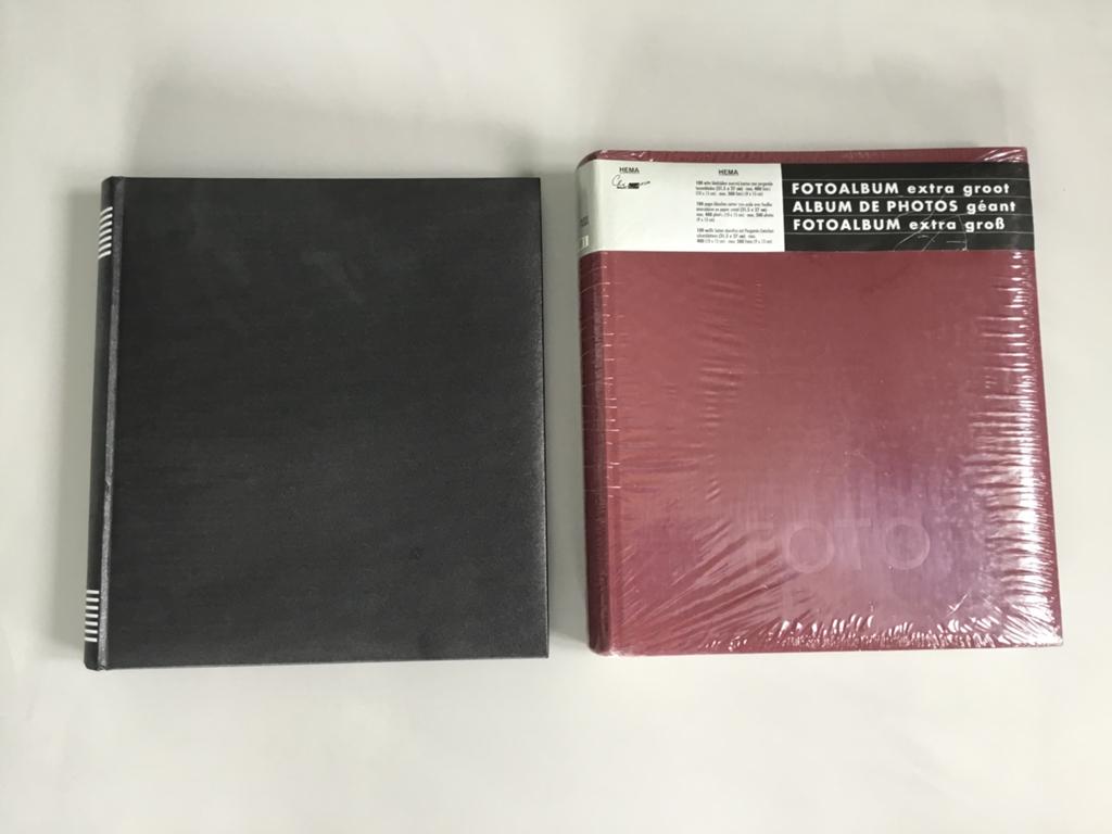 2 Nieuwe fotoalbum’s; Hema Groot 100 blz, Zwart 50 blz., Ophalen of Verzenden, Nieuw, Fotoalbum