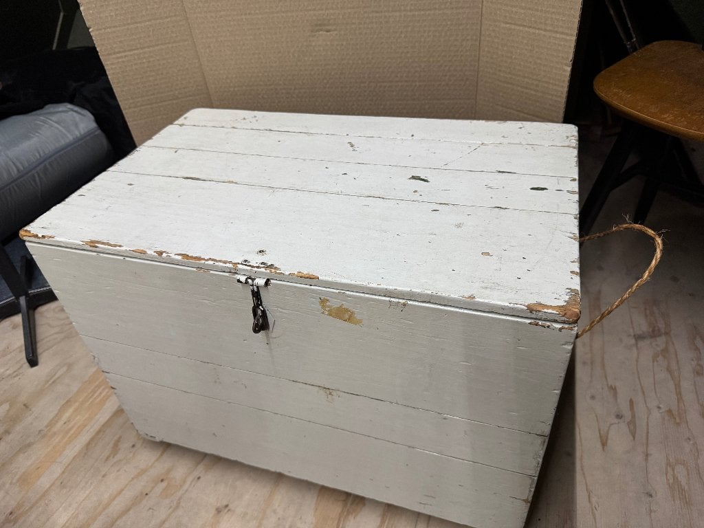 kist, Huis en Inrichting, Woonaccessoires | Kisten, Overige materialen, Gebruikt, Minder dan 50 cm, Ophalen of Verzenden