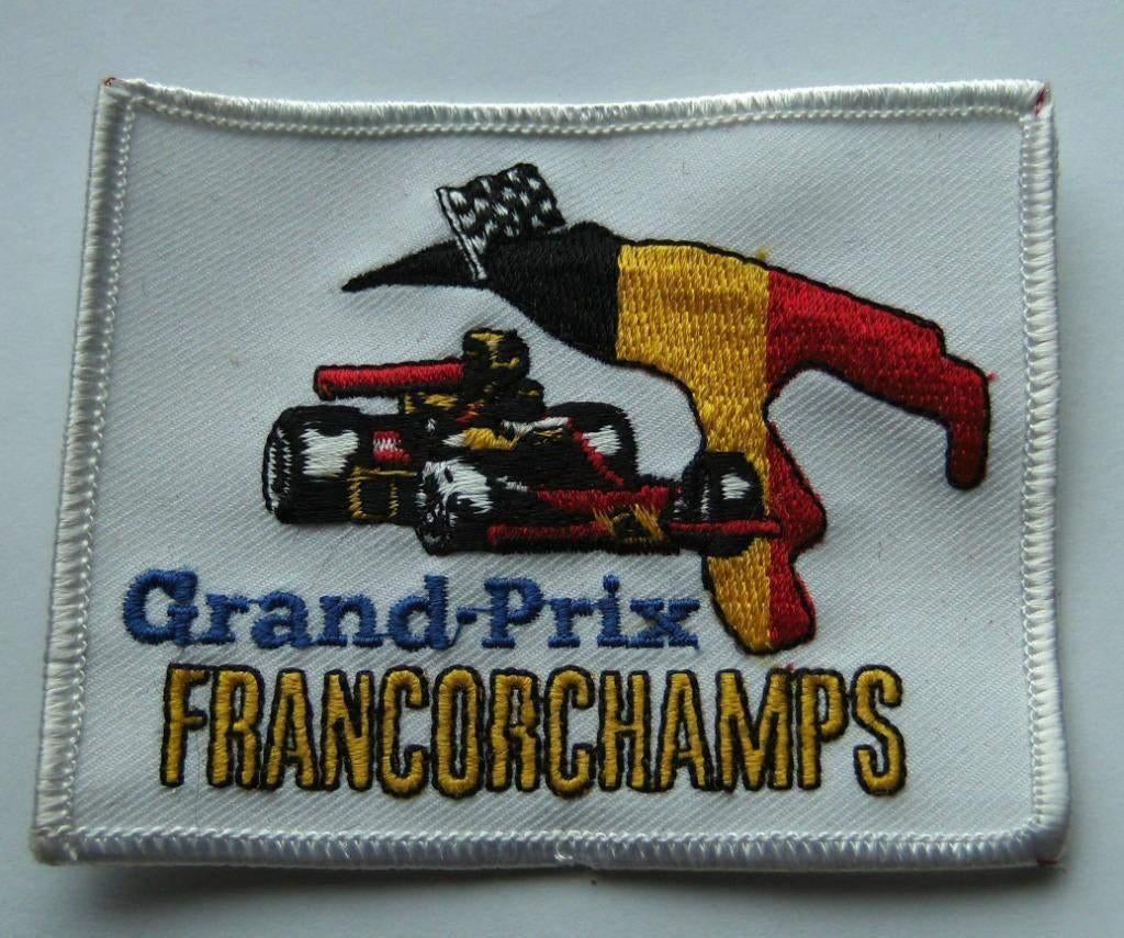 F1 francorchamps grand prix patch badge opnaai embleem, Verzenden, Nieuw, Formule 1