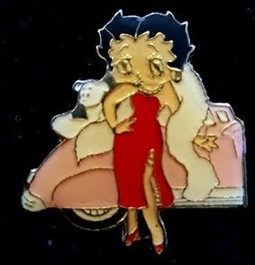 Betty Boop pin nr. 5, Verzenden, Figuurtje, Speldje of Pin