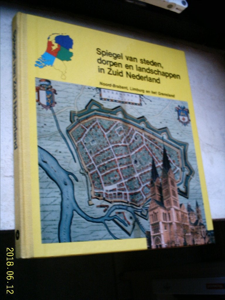  Luchtfoto's en oude kaarten van Zuid Nederland., Ophalen of Verzenden, 1800 tot 2000, Nederland, Landkaart