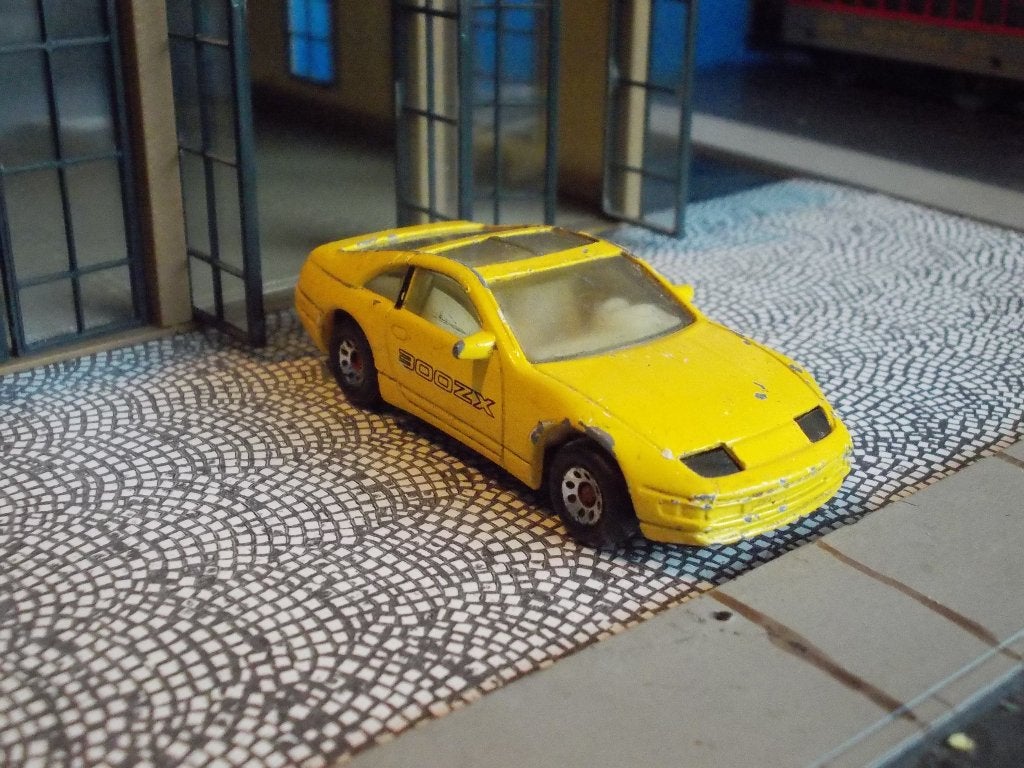1:58 Nissan 300ZX Turbo Matchbox MB37 met contourbelettering, Hobby en Vrije tijd, Modelauto's | Overige schalen, Ophalen of Verzenden