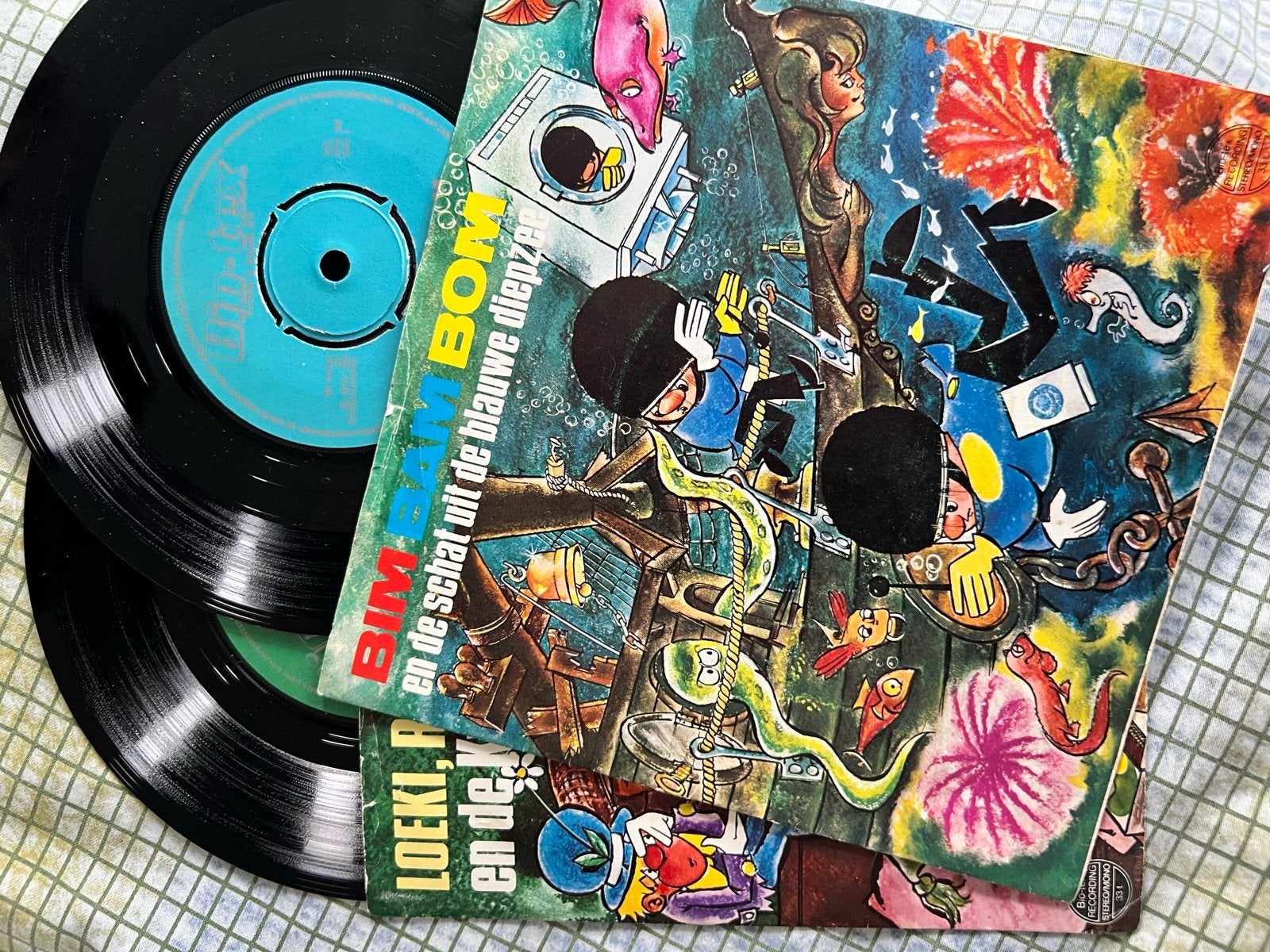 Biotex Verhalen Vinyl - Bim Bam Bom & Loeki, Rieki, Wieki, Gebruikt, Ophalen of Verzenden, EP, Kinderen en Jeugd