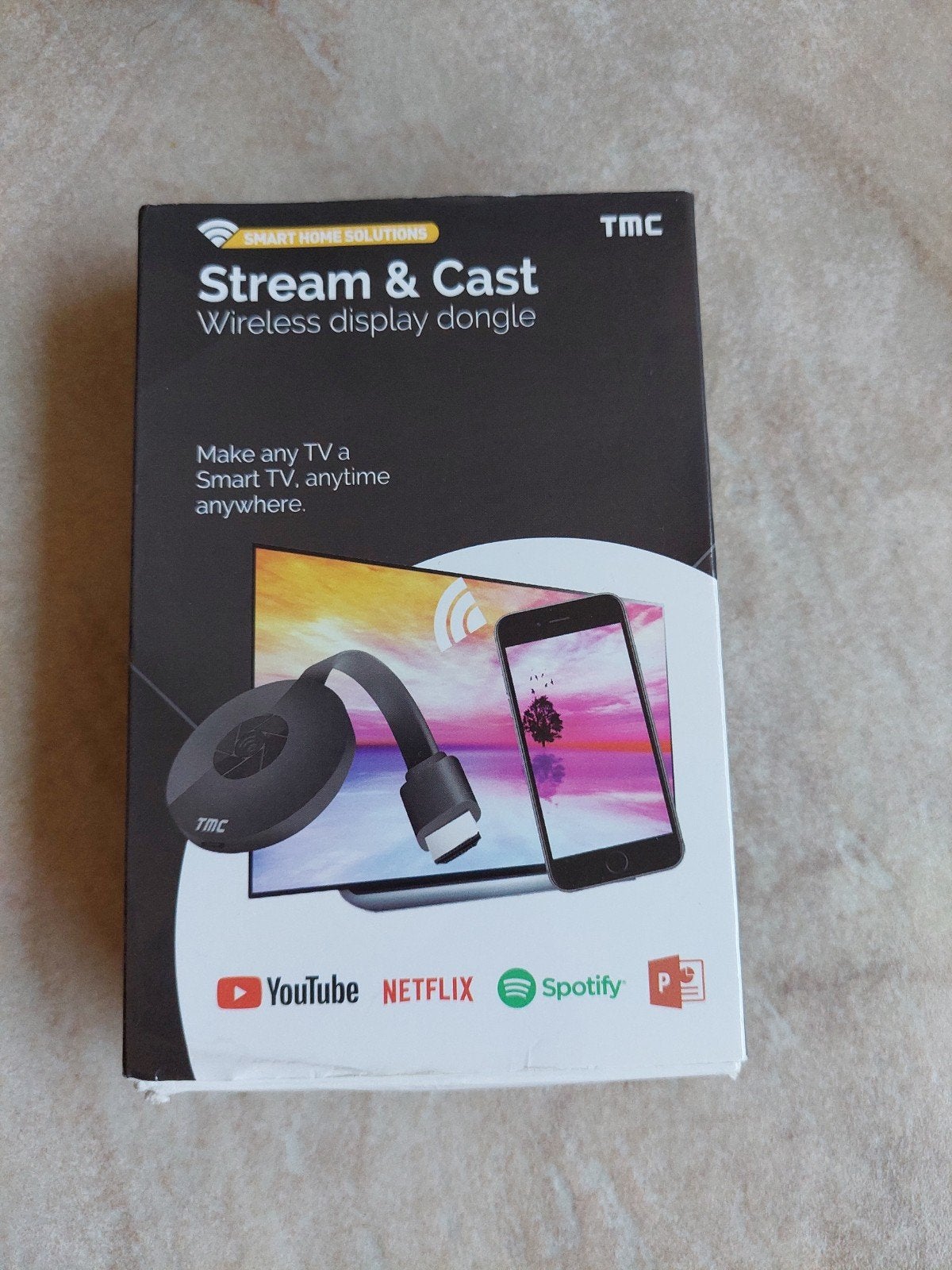TMC Stream & Cast Draadloze Display Dongle - Smart TV, Ophalen of Verzenden, Nieuw, HDMI, Zonder harde schijf