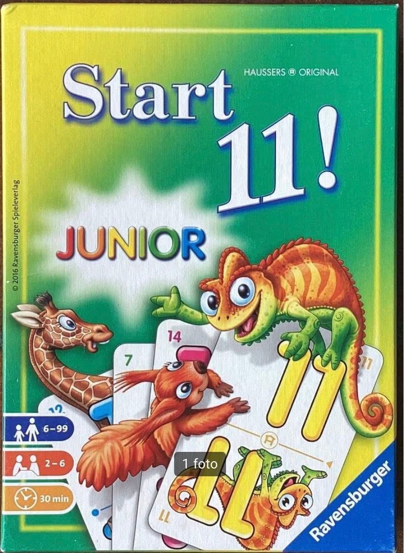 Start 11 Junior – kaartspel, Hobby en Vrije tijd, Gezelschapsspellen | Kaartspellen, Ophalen of Verzenden, Zo goed als nieuw