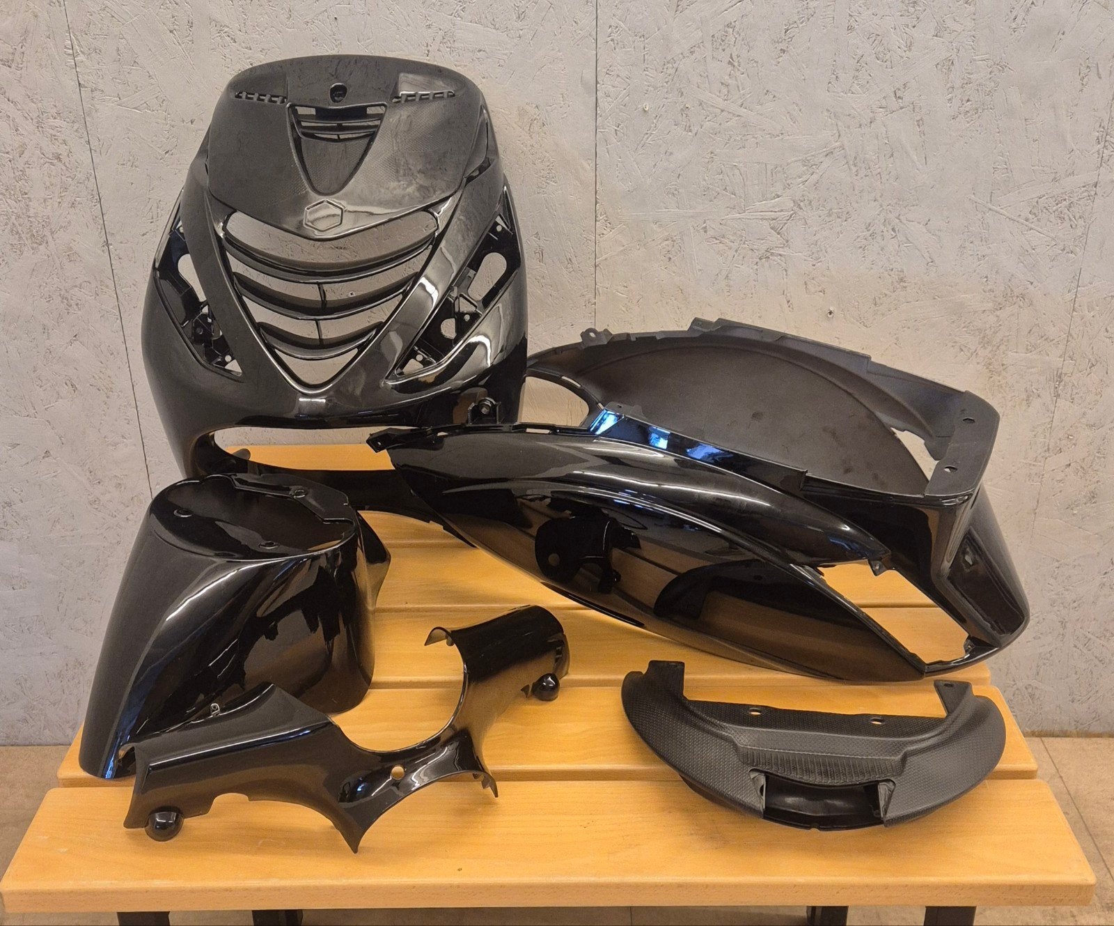 Piaggio Zip SP 5-delige kappenset zwart
