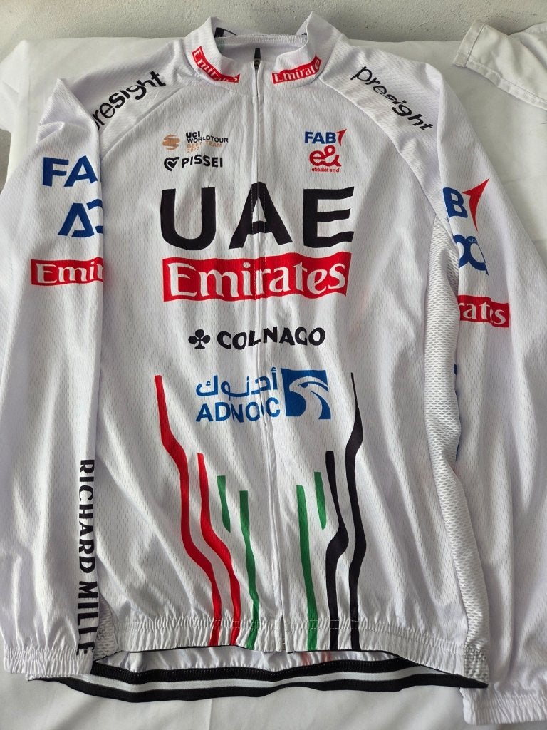2025 mens UAE CYCLING team Jersey Bicycle Jersey XL, Fietsen en Brommers, Ophalen of Verzenden, Gebruikt, XL, Bovenkleding