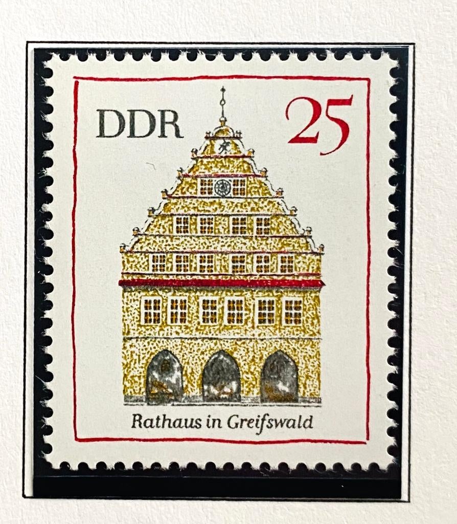 633. DDR 1968 postfris mi serie 1379/82 - Bouwwerken, Verzenden, DDR, Postfris
