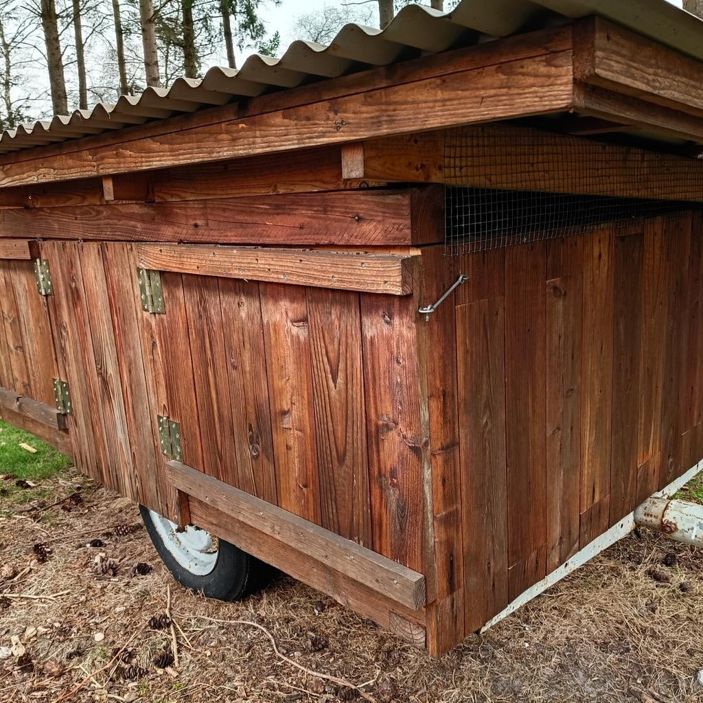 Verplaatsbare kippenkar, kippenhok, egg mobile, chickencoop, Dieren en Toebehoren, Ophalen, Gebruikt, Kippenhok of Kippenren