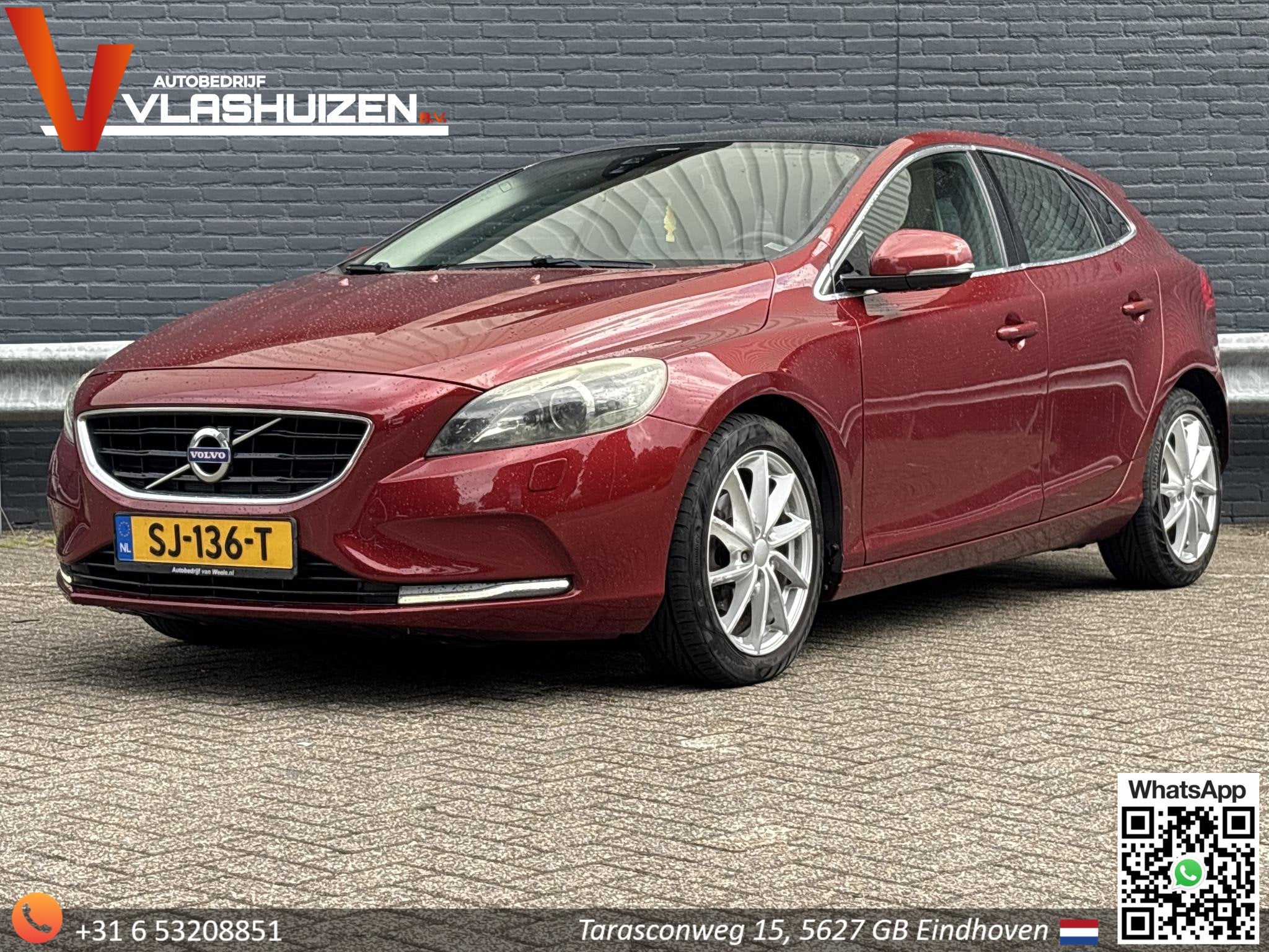 Volvo V40 1.6 D2 Summum | Pano | Leder | Climate | Cruise |, Auto's, Voorwielaandrijving, Euro 5, 28 km/l, Gebruikt