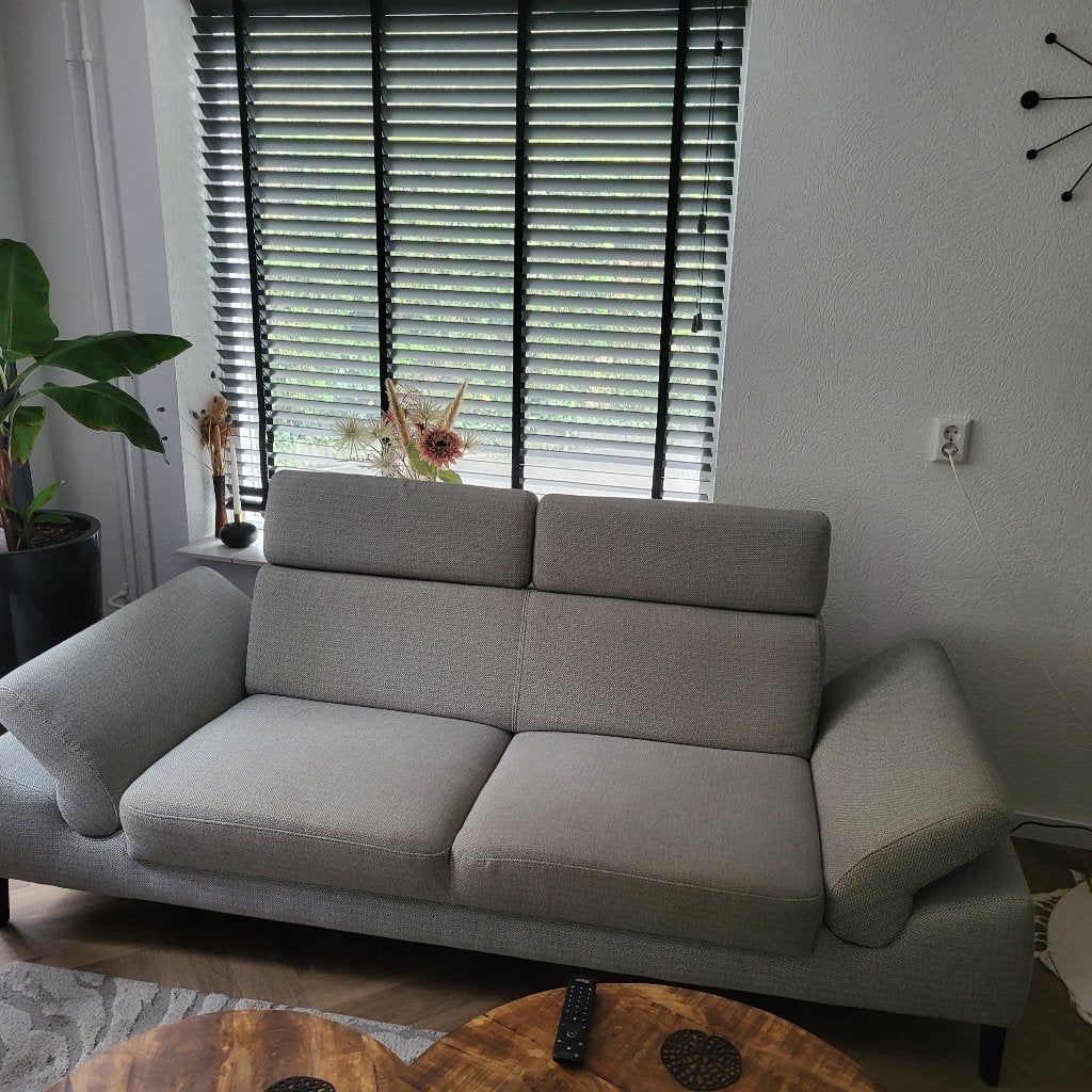 Bankset en bijbehorende accessoires, Ophalen, Gebruikt, Driepersoons, 75 tot 100 cm