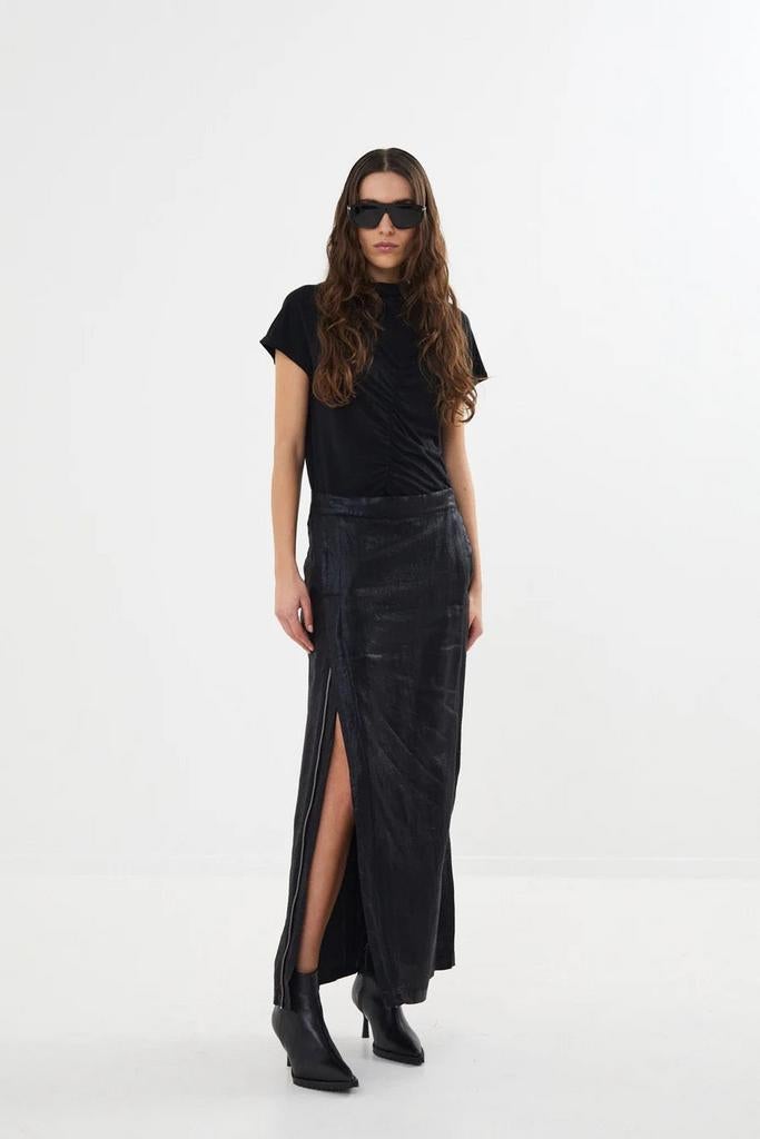 Rabens saloner linnen maxi rok nieuw, Zwart, Nieuw, Ophalen of Verzenden, Rabens saloner