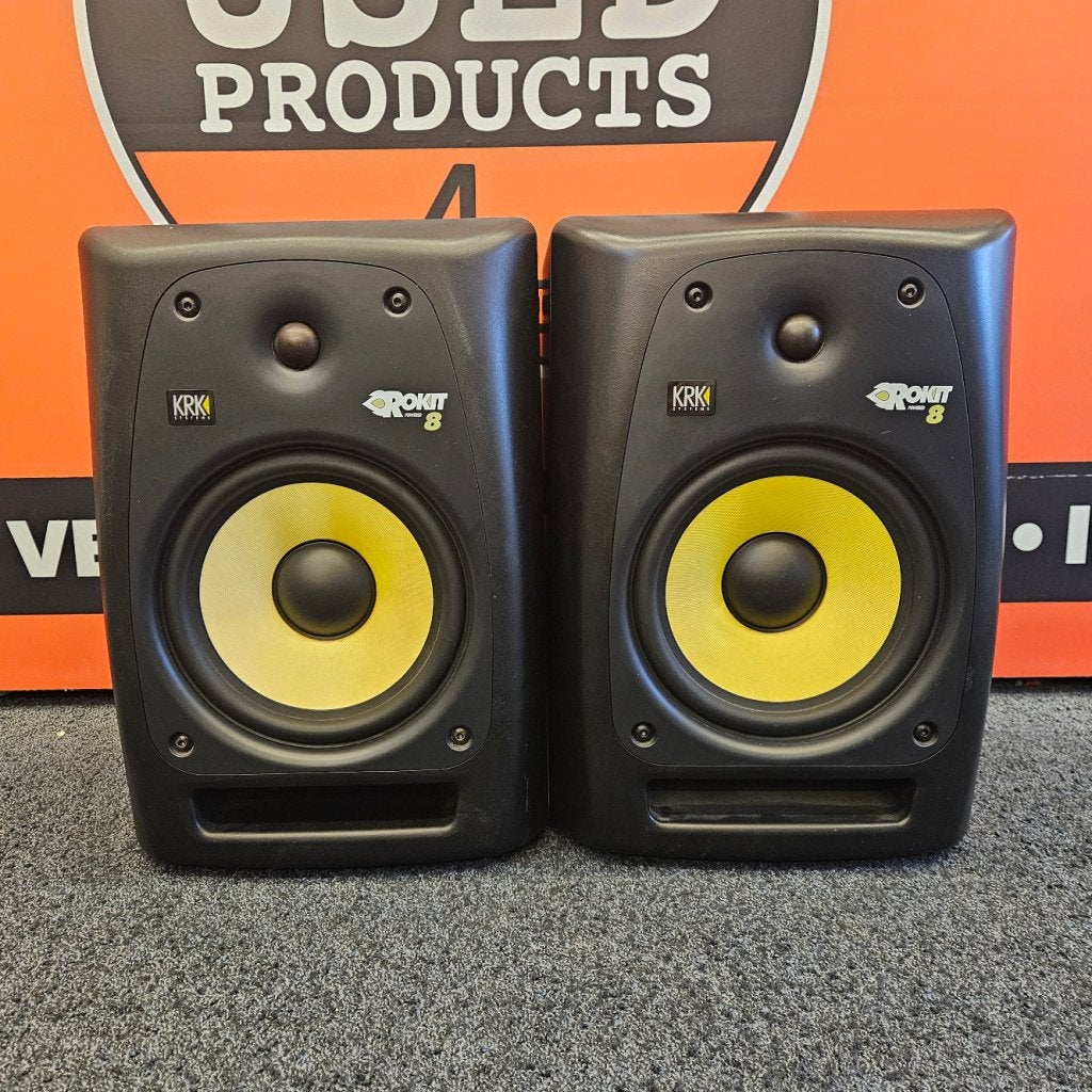 KRK Rokit RP 8 G2 Active Studiomonitoren in Goede Staat, KRK, Gebruikt, Support@krk.com, KRK Systems (a division of Gibson Brands, Inc.)
309 Plus Park Blvd.
Nashville, TN 37217
USA