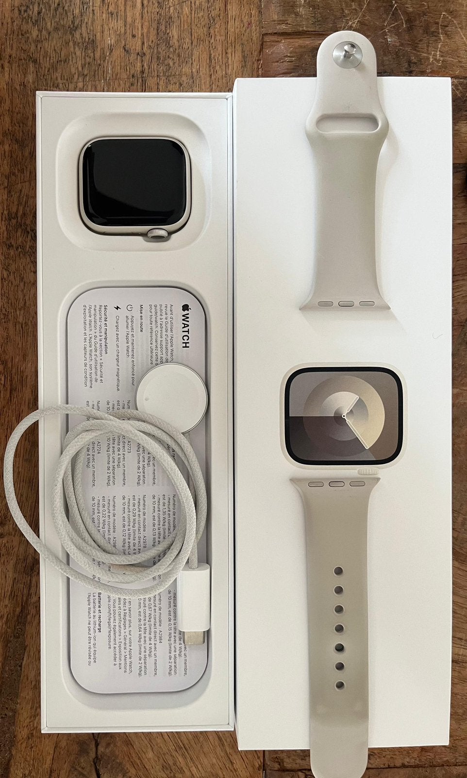 Apple smartwatch 9, Ophalen of Verzenden, Zo goed als nieuw, Zwart, IOS
