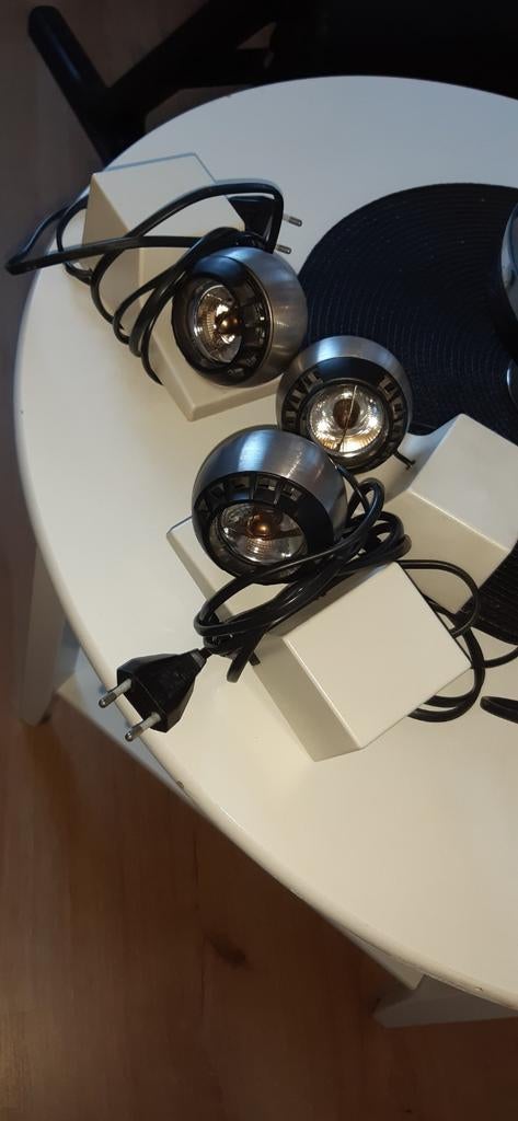 2 paar Osram Minispot Space Age Lampen lampen - Model 41701, Huis en Inrichting, Lampen | Overige, Gebruikt, Ophalen of Verzenden