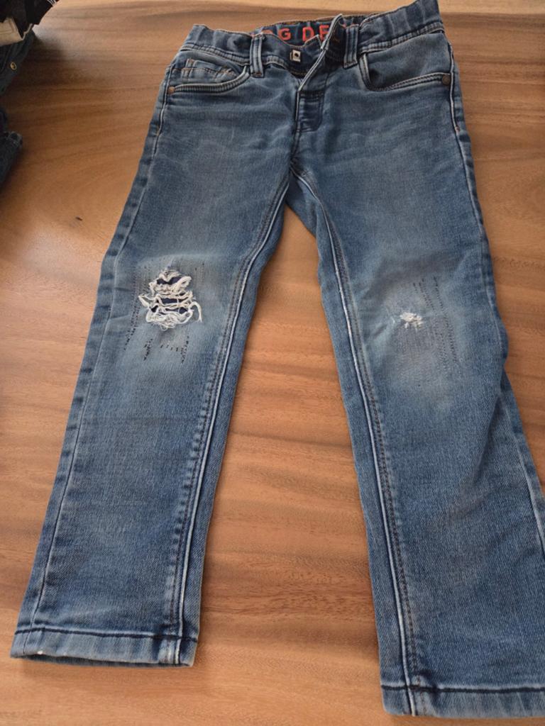 Stoere spijkerbroek maat 110, Broek, Jongen of Meisje, Ophalen of Verzenden, Palomino