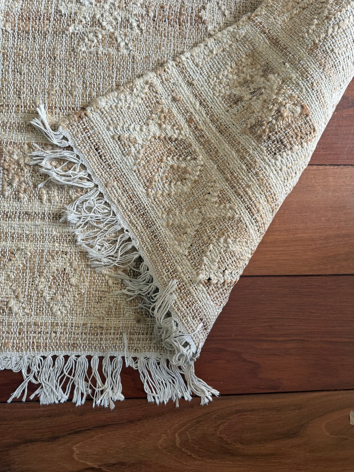 Jute vloerkleed 230x160 cm, 150 tot 200 cm, 200 cm of meer, Ophalen of Verzenden, Zo goed als nieuw