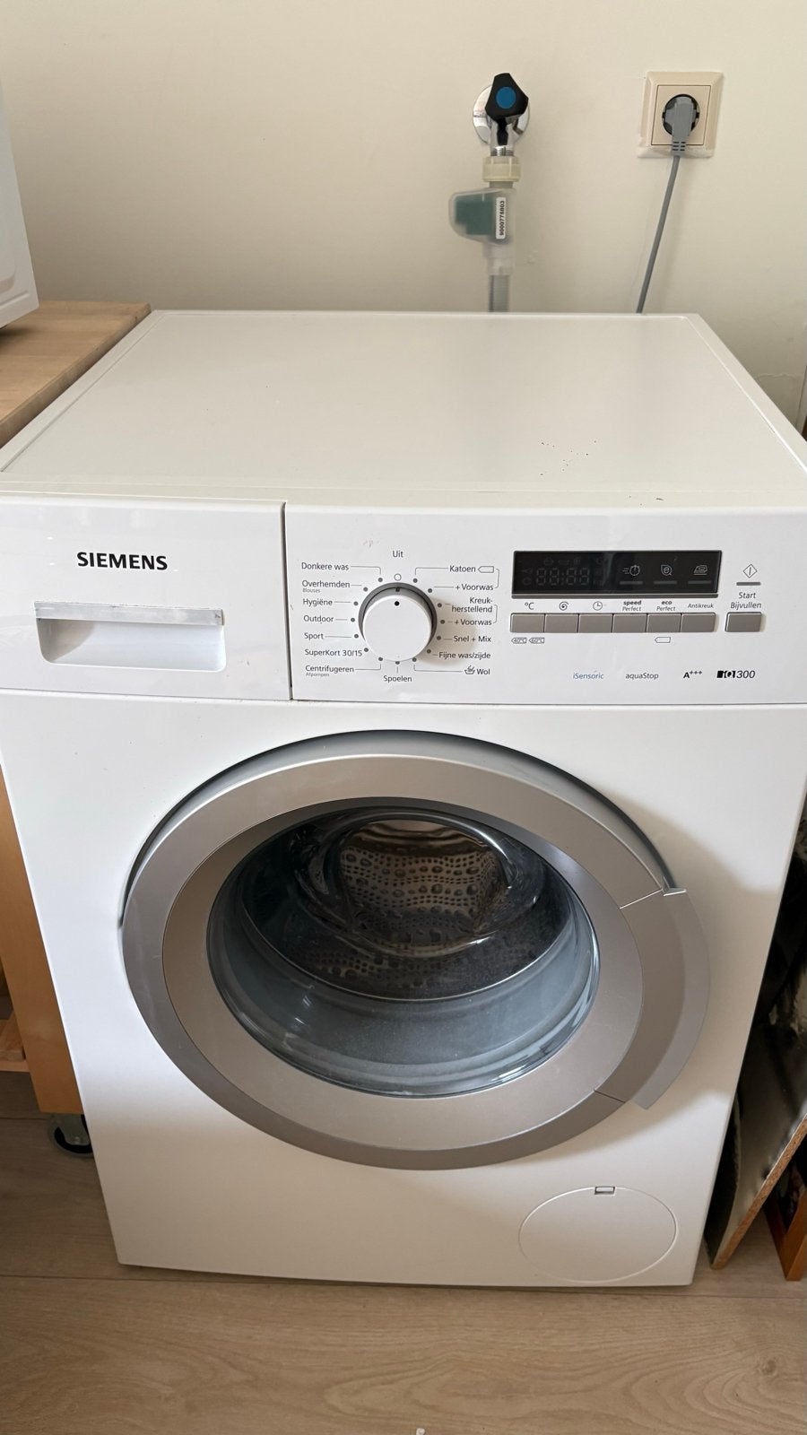 Siemens iQ300 Wasmachine - Voorlader, A+++, Witgoed en Apparatuur, Wasmachines, Ophalen, Gebruikt, 85 tot 90 cm, 1200 tot 1600 toeren