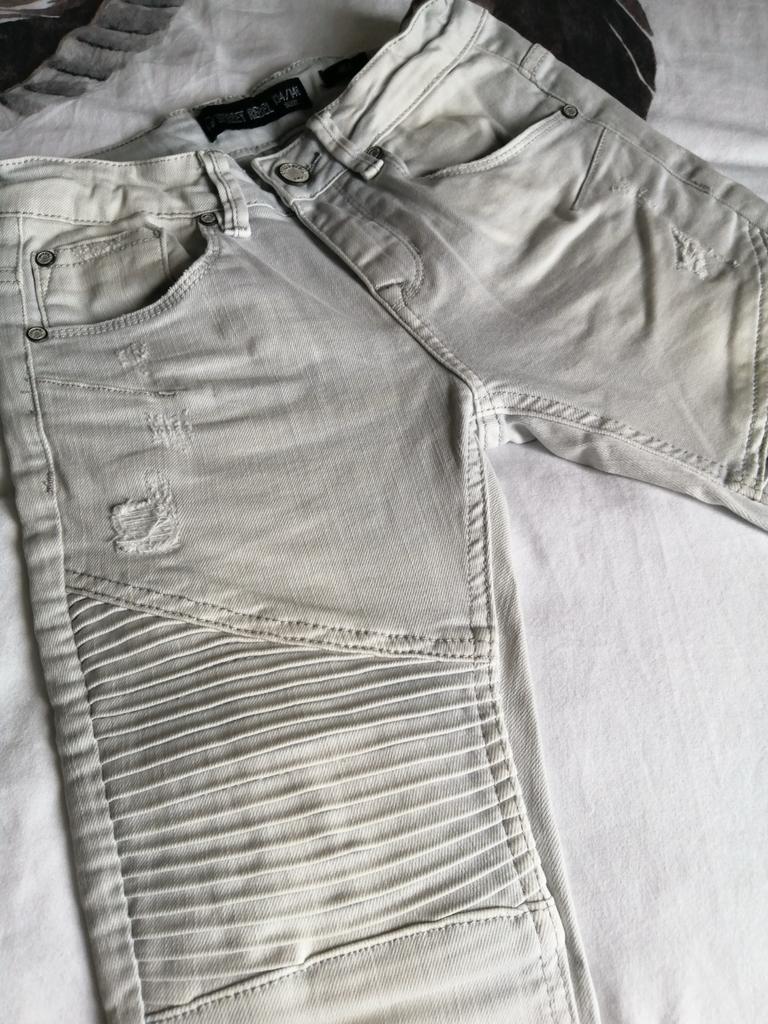 Street Rebel Jeans 134/140 Lichtgrijs Zo Goed Als Nieuw, Ophalen of Verzenden, Zo goed als nieuw, Jongen, Broek