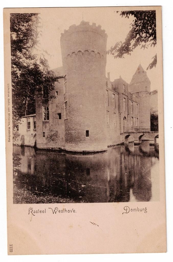 Domburg 1905. Kasteel  "Westhove"., Ophalen of Verzenden, Voor 1920, Ongelopen, Zeeland