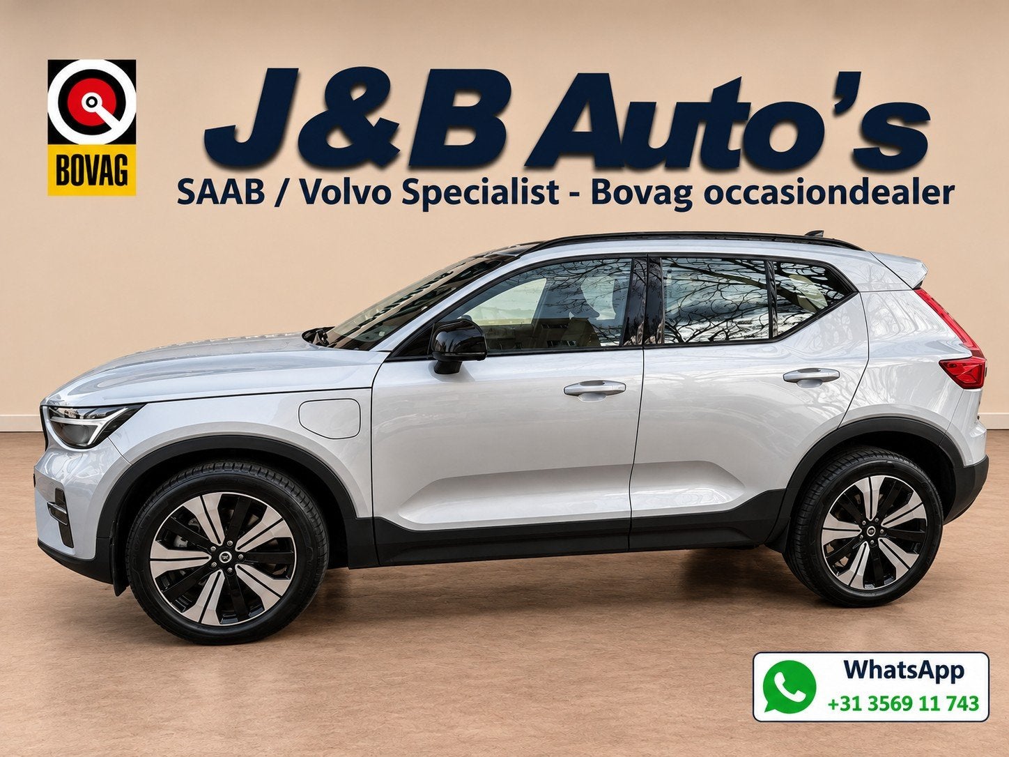 Volvo XC40 1.5 T4 Recharge Plus Dark Harman/kardon Achteruit, Stof, Verwarmde buitenspiegels, Bedrijf, Hybride Elektrisch/Benzine
