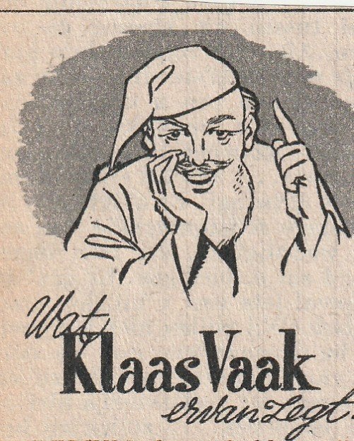 retro reclame 1948 Redeko Leiden matrassen bij Klaas Vaak, Verzamelen, Verzenden, Overige typen