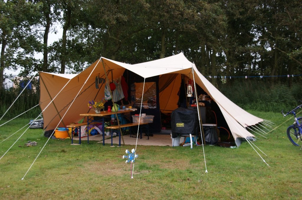 de Waard Albatros, Caravans en Kamperen, Tenten, Ophalen, Zo goed als nieuw, Tot en met 4
