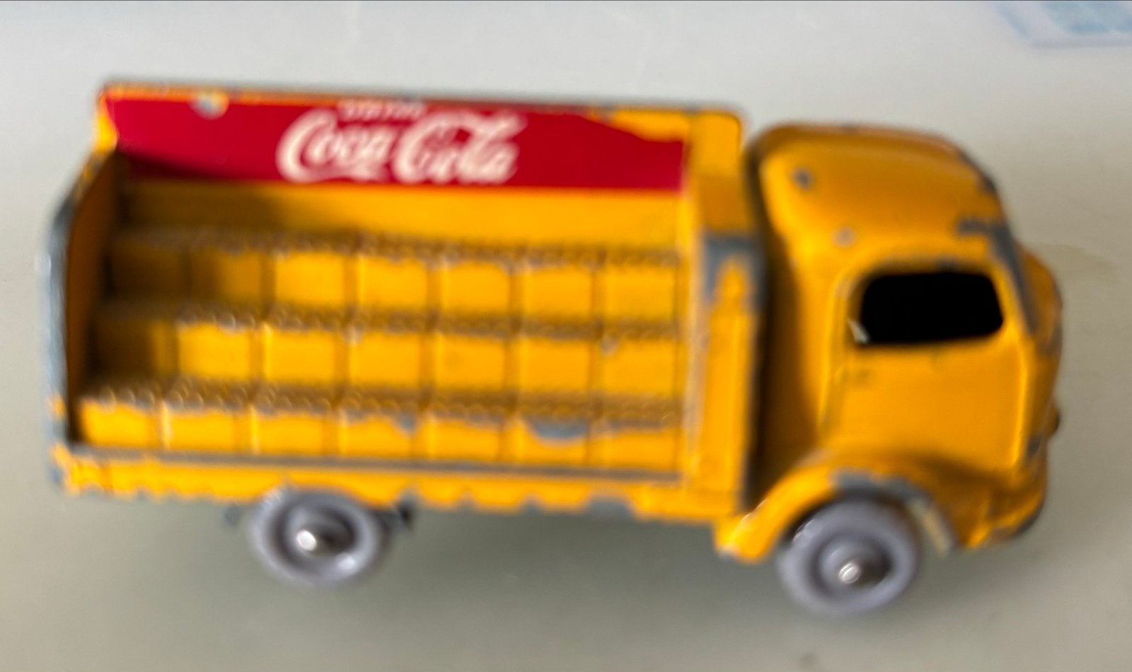 2 X Matchbox Karrier Bantam 2 ton Coca-Cola vrachtwagen, Ophalen, Gebruikt