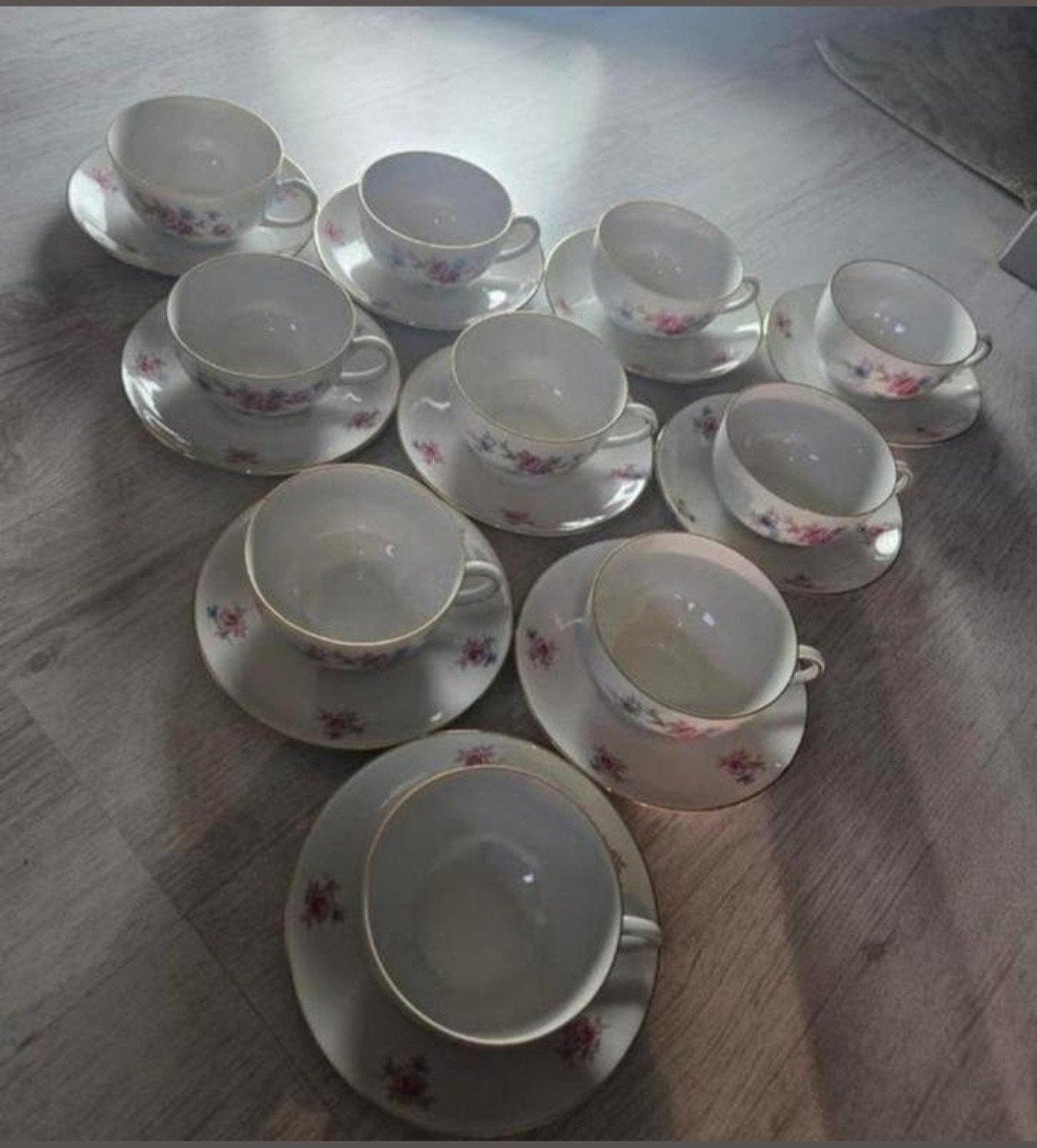Vintage Rieber Bavaria porseleinen theeservies, Ophalen