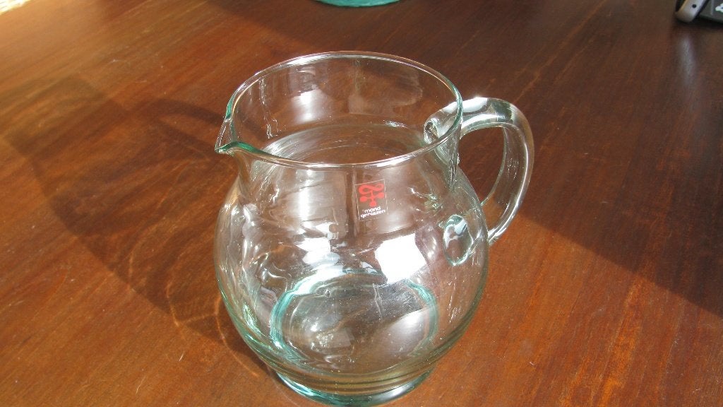 Mondgeblazen Glazen waterkan, Antiek en Kunst, Antiek | Glas en Kristal, Ophalen