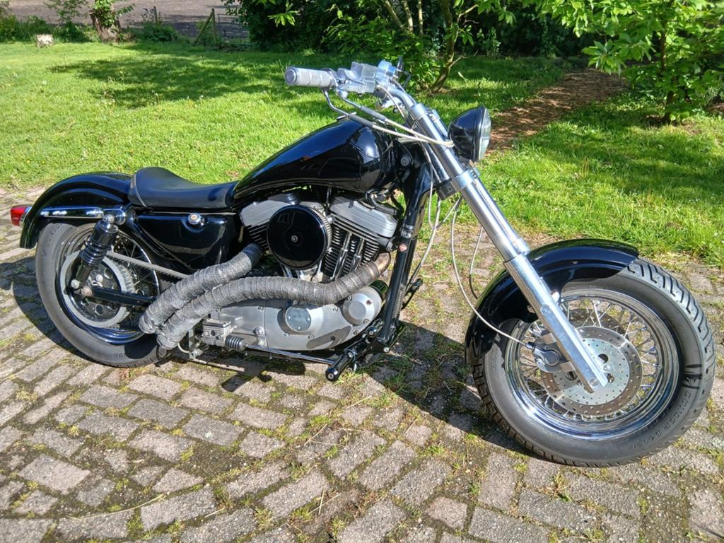 Harley Davidson XLH1200, 2 cilinders, Occasion, Chopper, Particulier