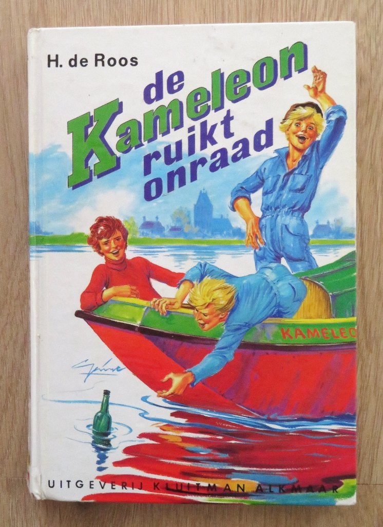 H de Roos: De Kameleon ruikt onraad ( 1e druk 1978 ), Boeken, Ophalen of Verzenden, Gelezen