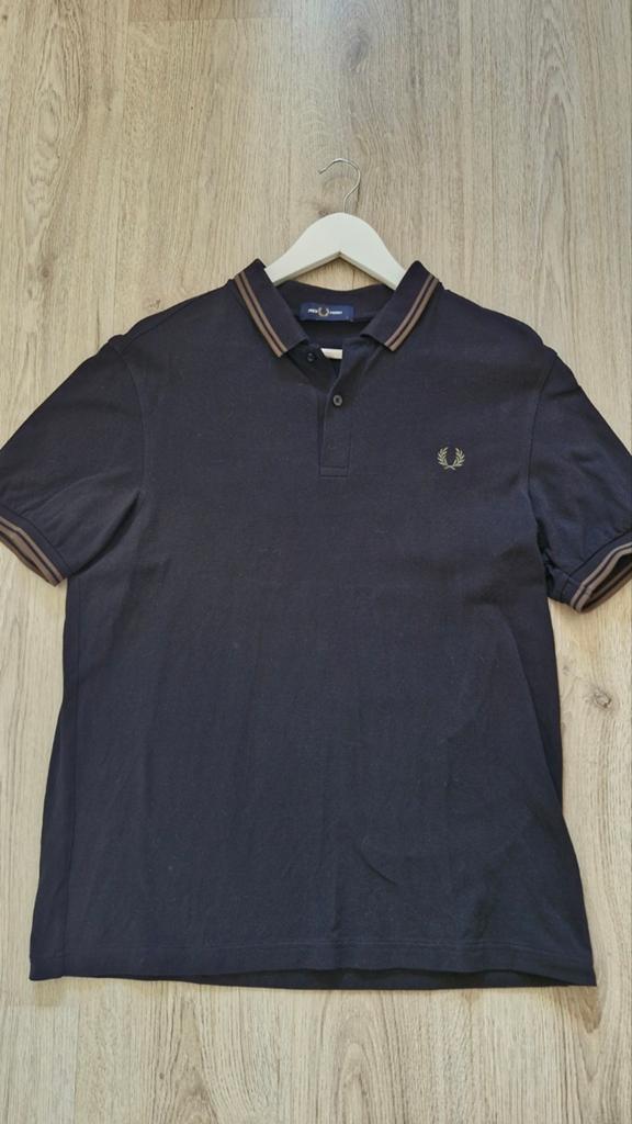 Fred perry polo L, Ophalen of Verzenden, Zo goed als nieuw, Zwart