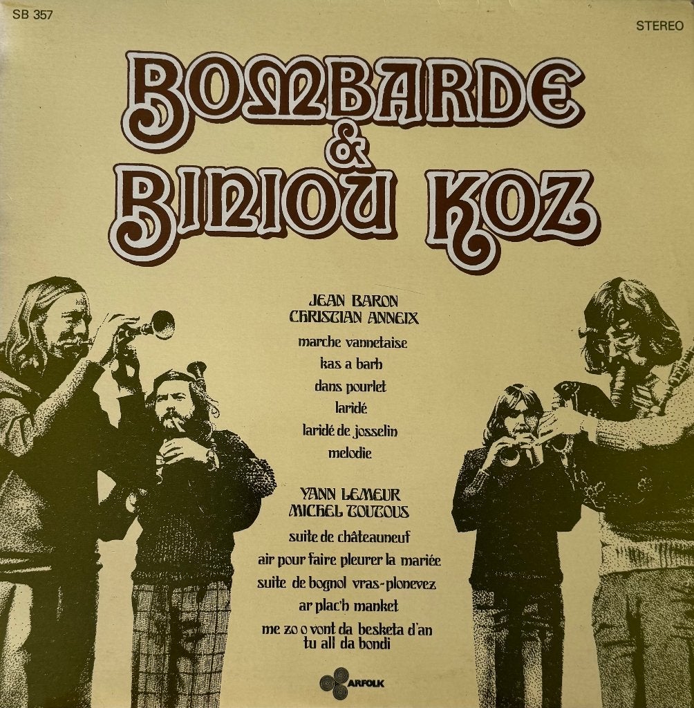 Bombarde & Biniou Koz, LP, Gebruikt, Ophalen of Verzenden, Beschermende buitenhoes