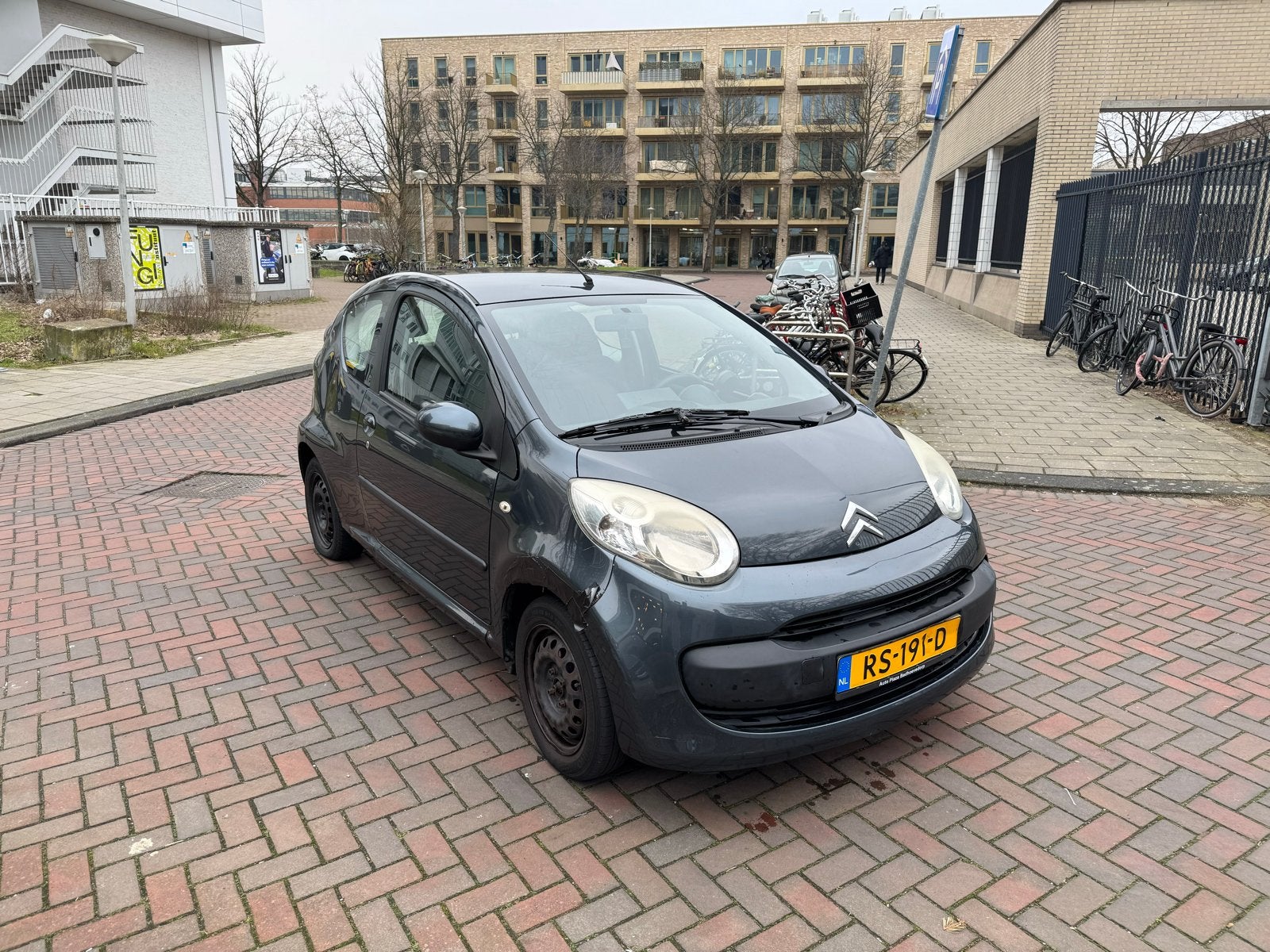 Citroën C1 1.0 3-DRS 2005 Grijs, Voorwielaandrijving, 765 kg, 4 stoelen, C1