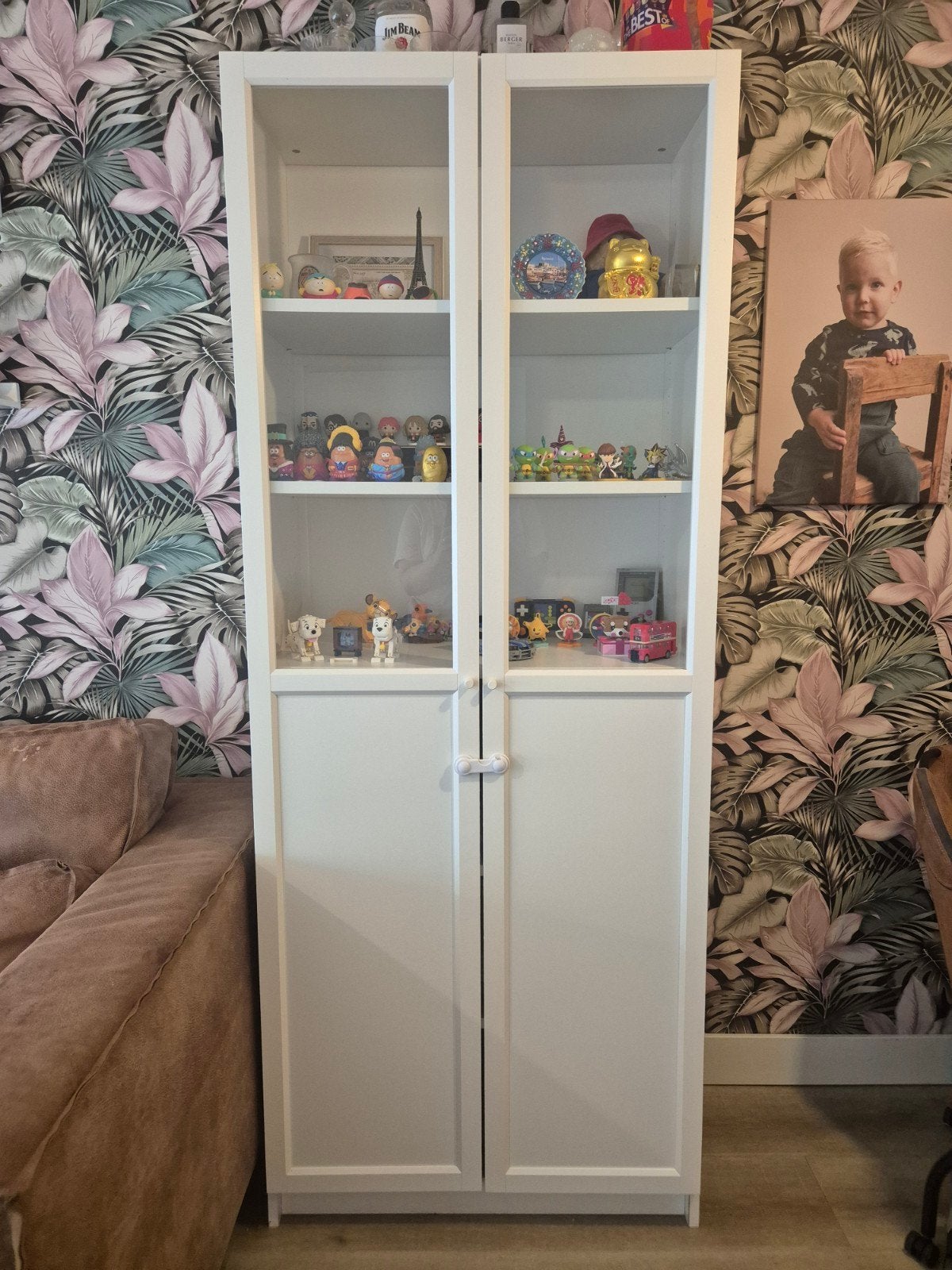Ikea vitrinekast buffetkast boekenkast, Huis en Inrichting, Kasten | Vitrinekasten, Ophalen, Zo goed als nieuw