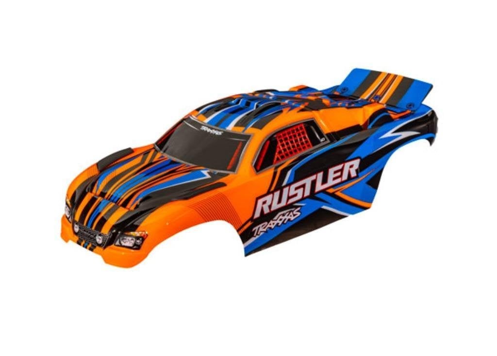 Carrosserie, Rustler (past ook op Rustler VXL), oranje, Ophalen of Verzenden, Nieuw