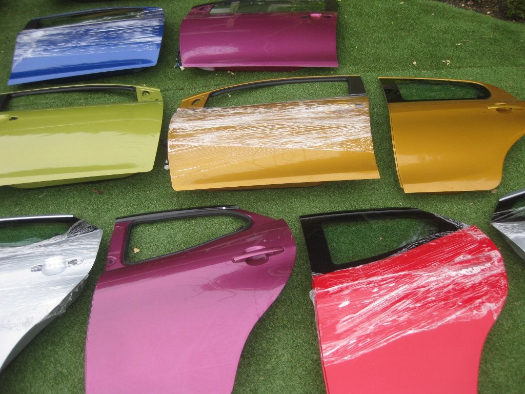 achter deur, deuren, toyota aygo , vanaf  2014, Ophalen of Verzenden, Achter, Toyota, Bumper