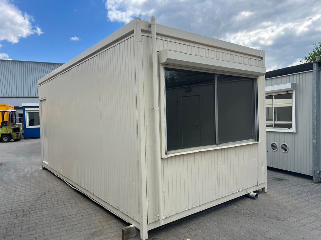 Kantoorunit | keuken en toilet | 6x3 meter, Zakelijke goederen, Machines en Bouw | Keten en Containers, Ophalen of Verzenden